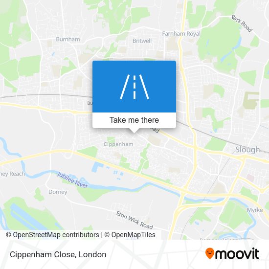 Cippenham Close map