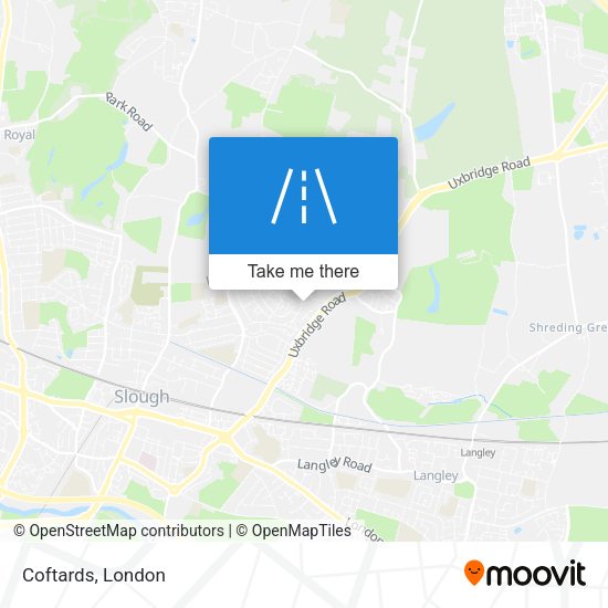 Coftards map