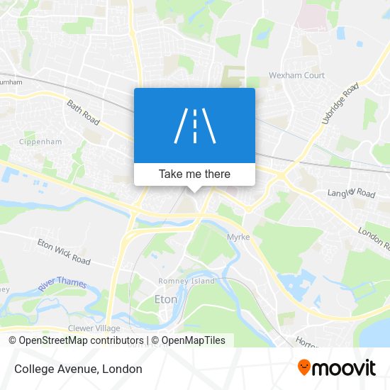 College Avenue map