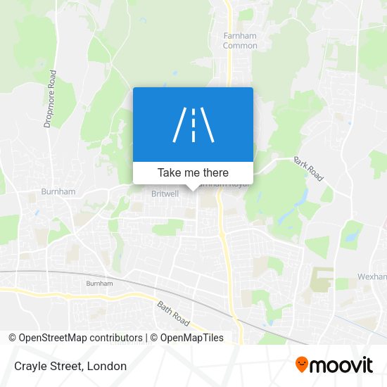 Crayle Street map