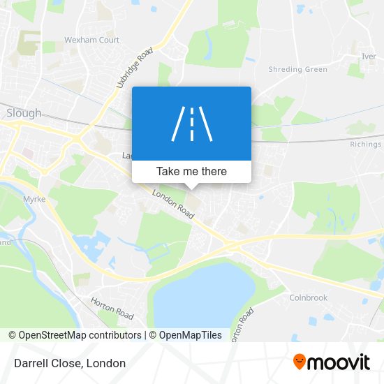 Darrell Close map
