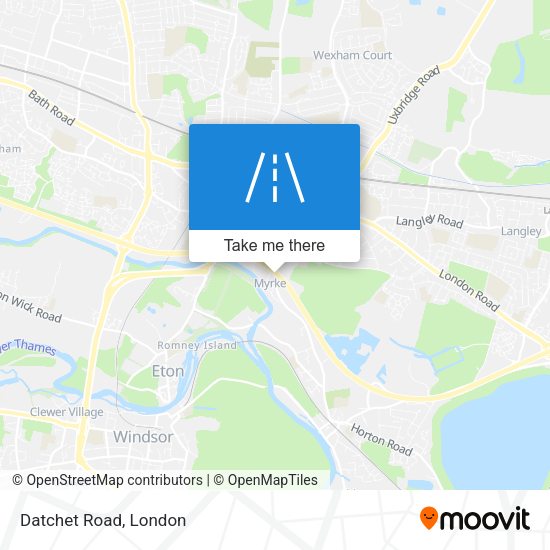 Datchet Road map