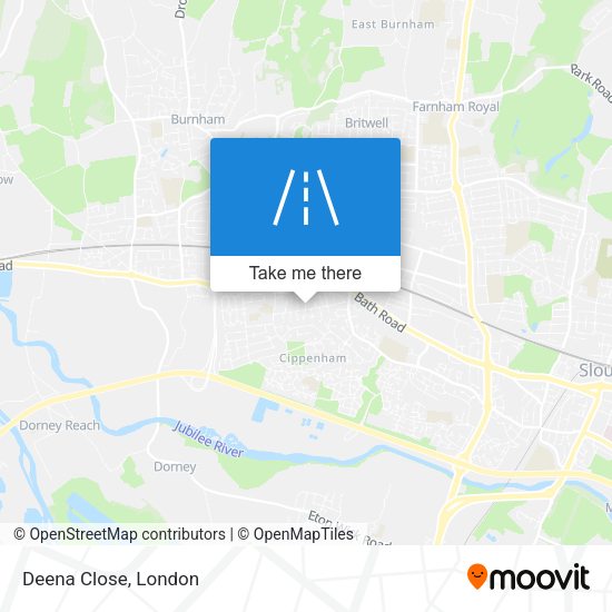 Deena Close map