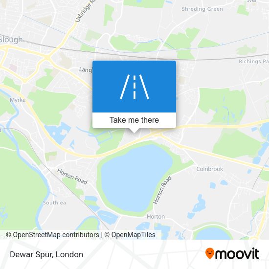 Dewar Spur map