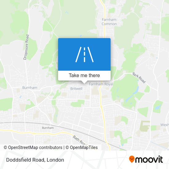Doddsfield Road map