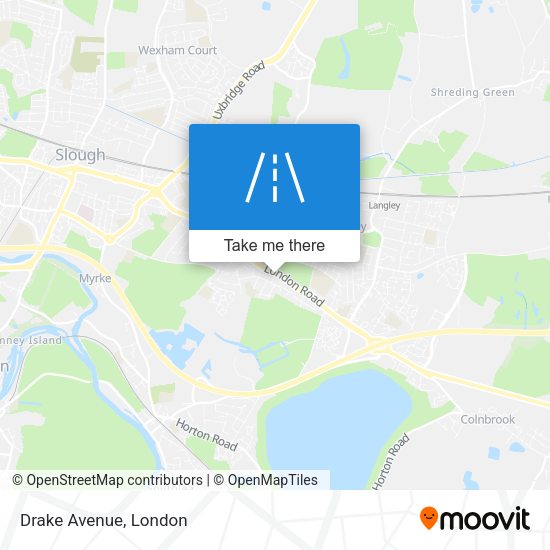 Drake Avenue map