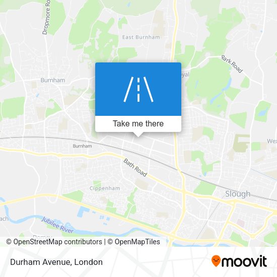 Durham Avenue map