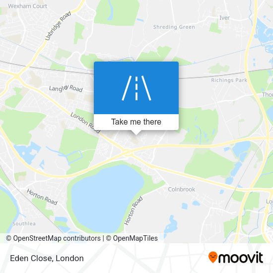 Eden Close map