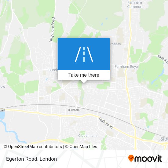 Egerton Road map