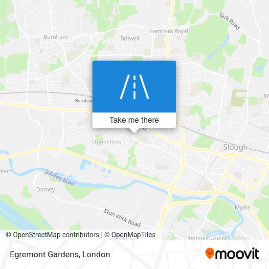 Egremont Gardens map