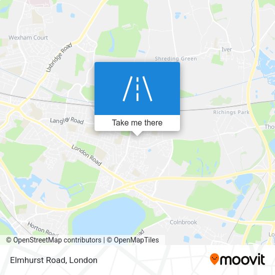 Elmhurst Road map