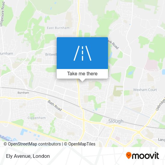 Ely Avenue map