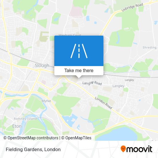Fielding Gardens map