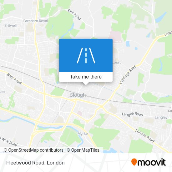 Fleetwood Road map