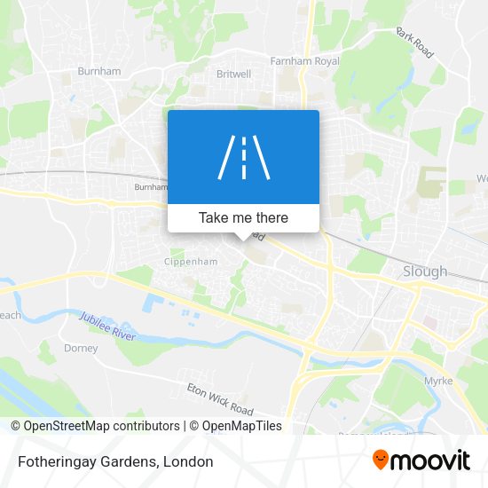 Fotheringay Gardens map