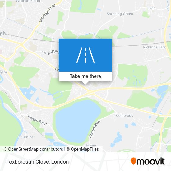 Foxborough Close map
