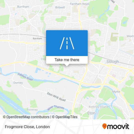 Frogmore Close map