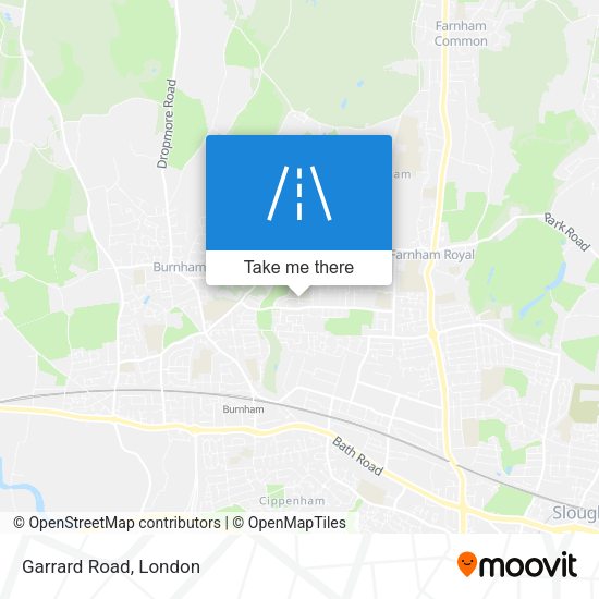 Garrard Road map