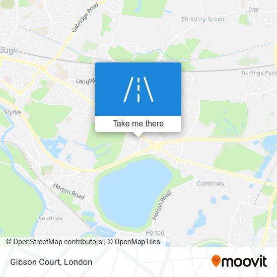 Gibson Court map