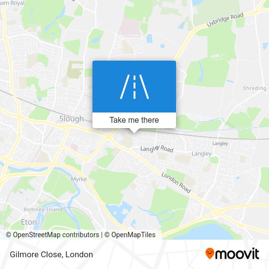 Gilmore Close map