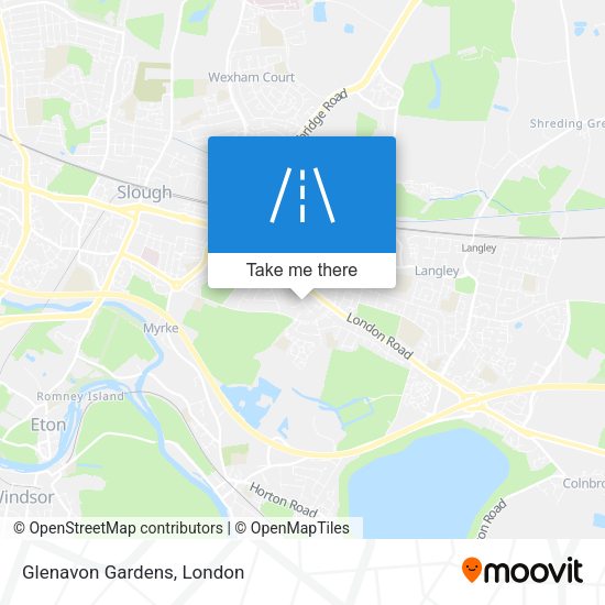 Glenavon Gardens map