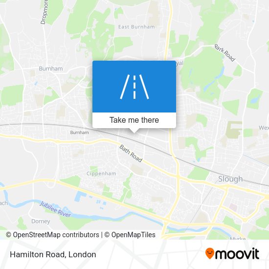 Hamilton Road map