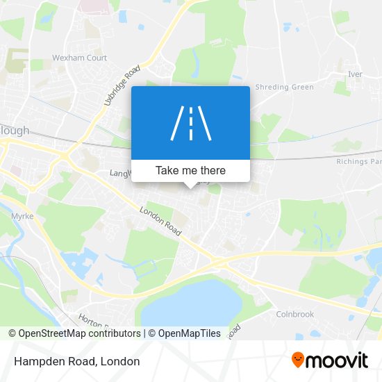 Hampden Road map