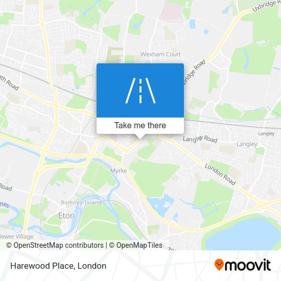 Harewood Place map