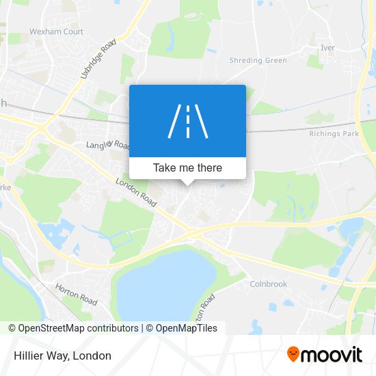 Hillier Way map