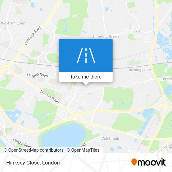 Hinksey Close map