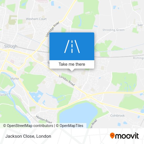 Jackson Close map