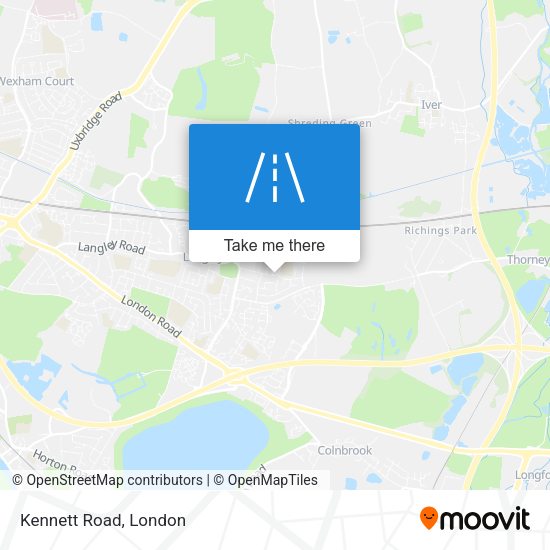 Kennett Road map