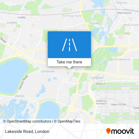 Lakeside Road map
