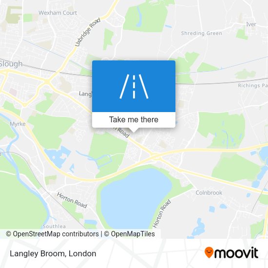 Langley Broom map