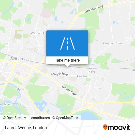 Laurel Avenue map