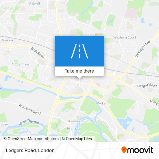 Ledgers Road map