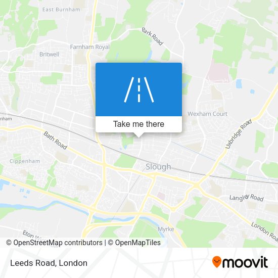 Leeds Road map