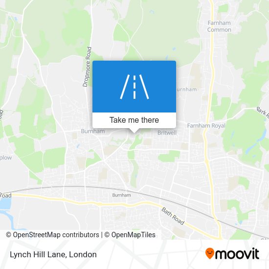 Lynch Hill Lane map