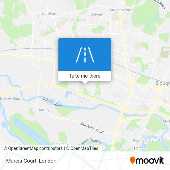 Marcia Court map