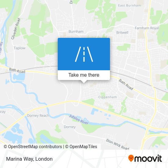 Marina Way map