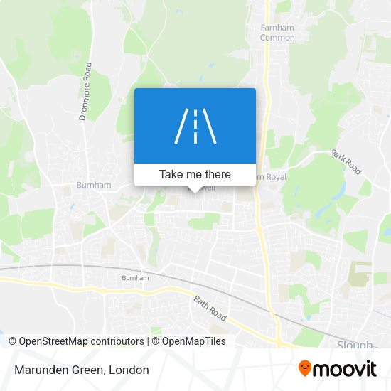 Marunden Green map