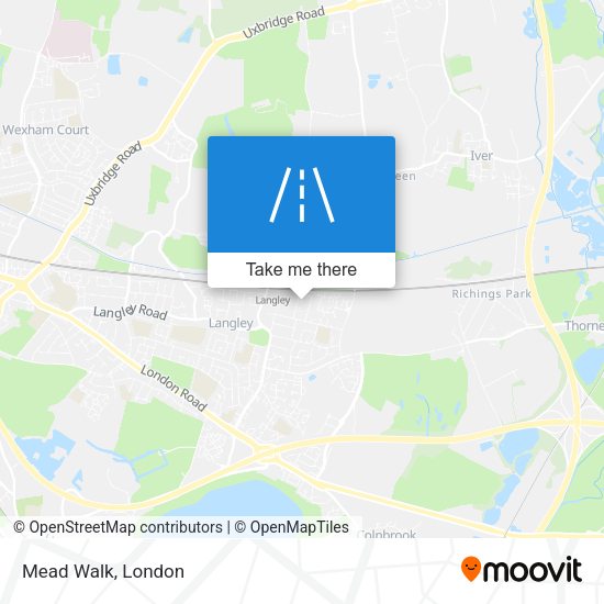 Mead Walk map