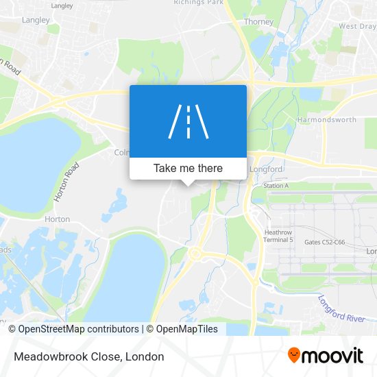 Meadowbrook Close map