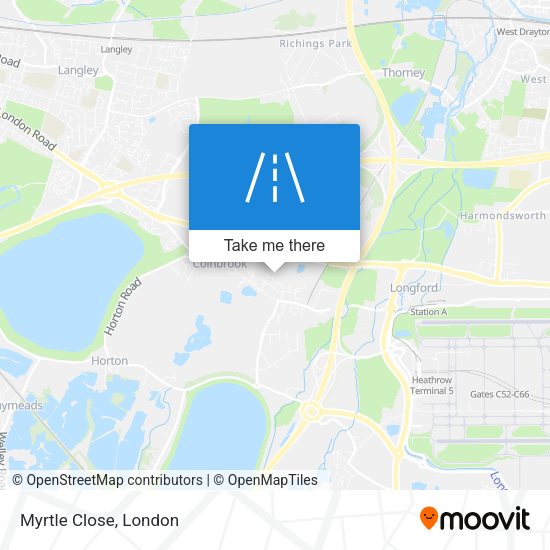 Myrtle Close map