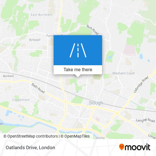 Oatlands Drive map