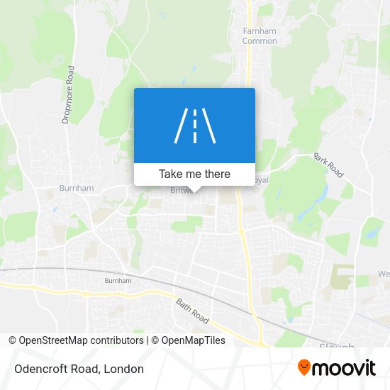 Odencroft Road map