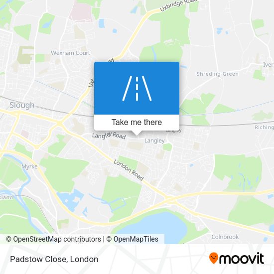 Padstow Close map