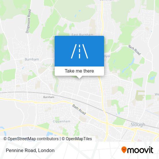 Pennine Road map