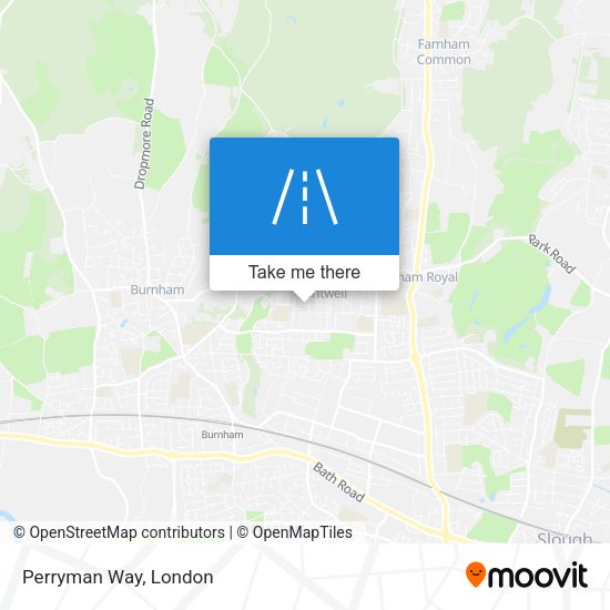 Perryman Way map