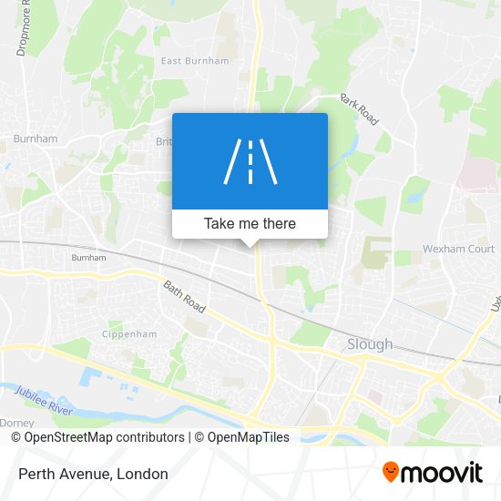 Perth Avenue map